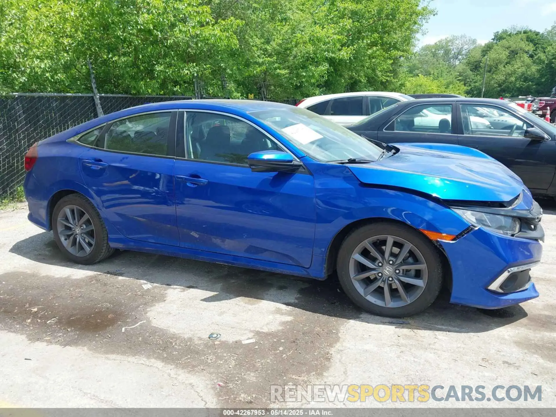 13 Фотография поврежденного автомобиля 19XFC1F31ME001289 HONDA CIVIC 2021