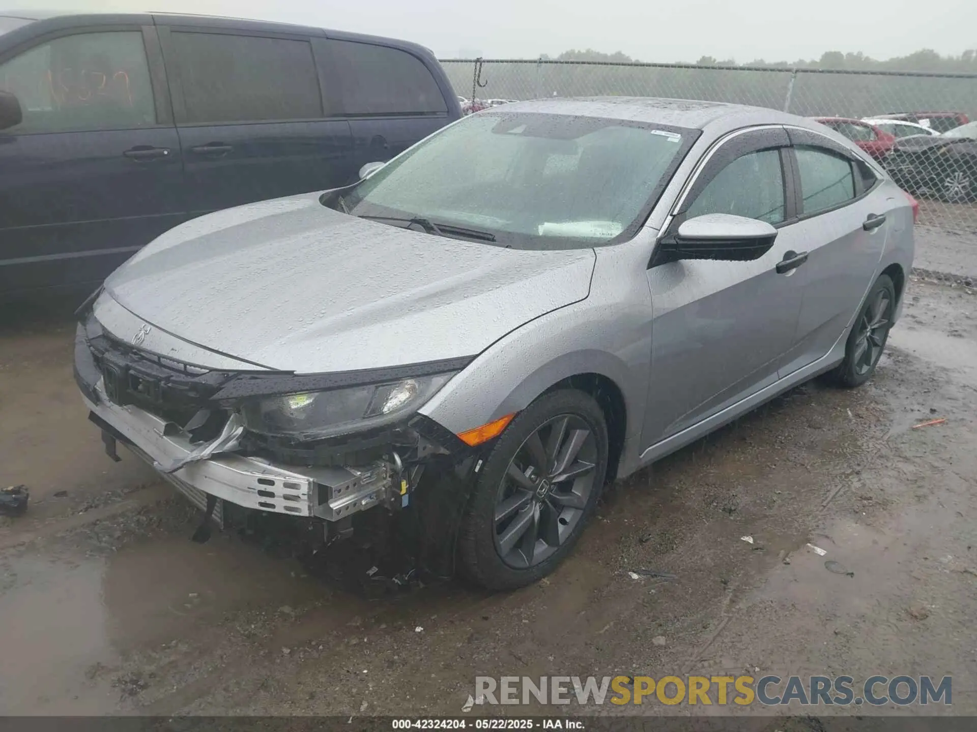 2 Photograph of a damaged car 19XFC1F32ME010244 HONDA CIVIC 2021