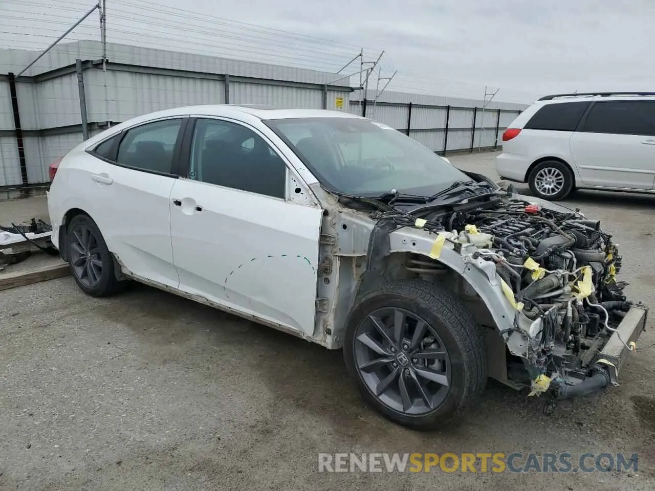 4 Photograph of a damaged car 19XFC1F32ME209679 HONDA CIVIC 2021