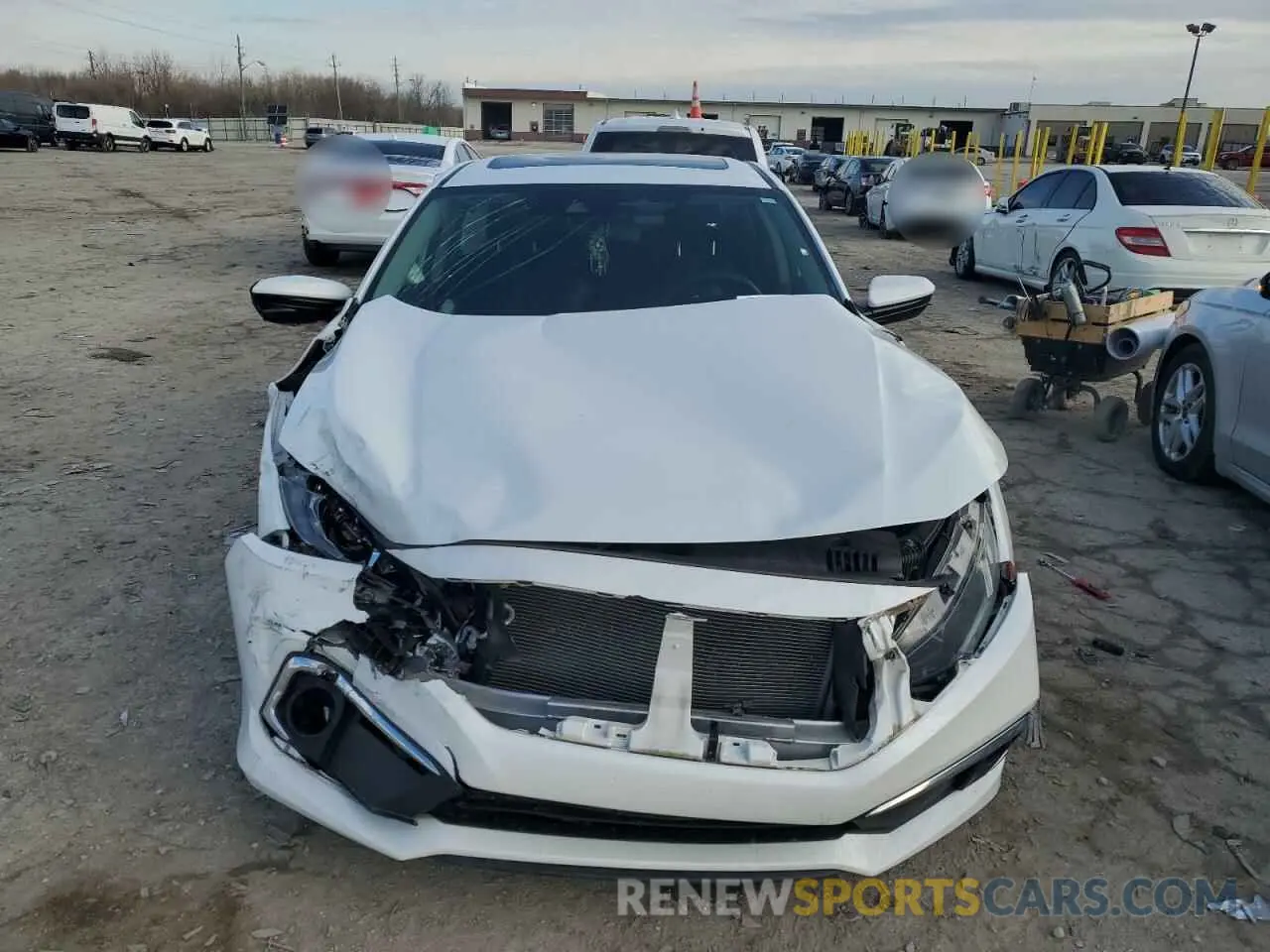 5 Photograph of a damaged car 19XFC1F33ME001701 HONDA CIVIC 2021
