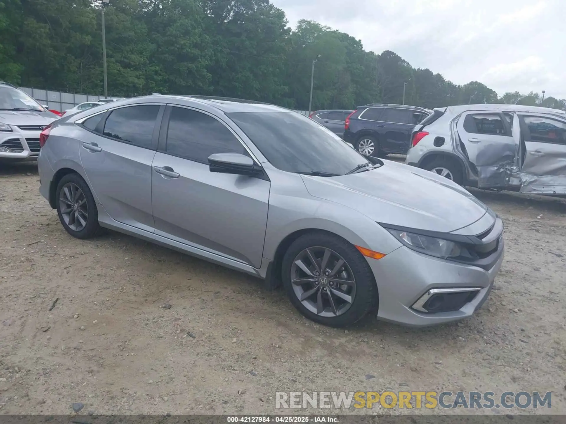 1 Photograph of a damaged car 19XFC1F33ME002847 HONDA CIVIC 2021
