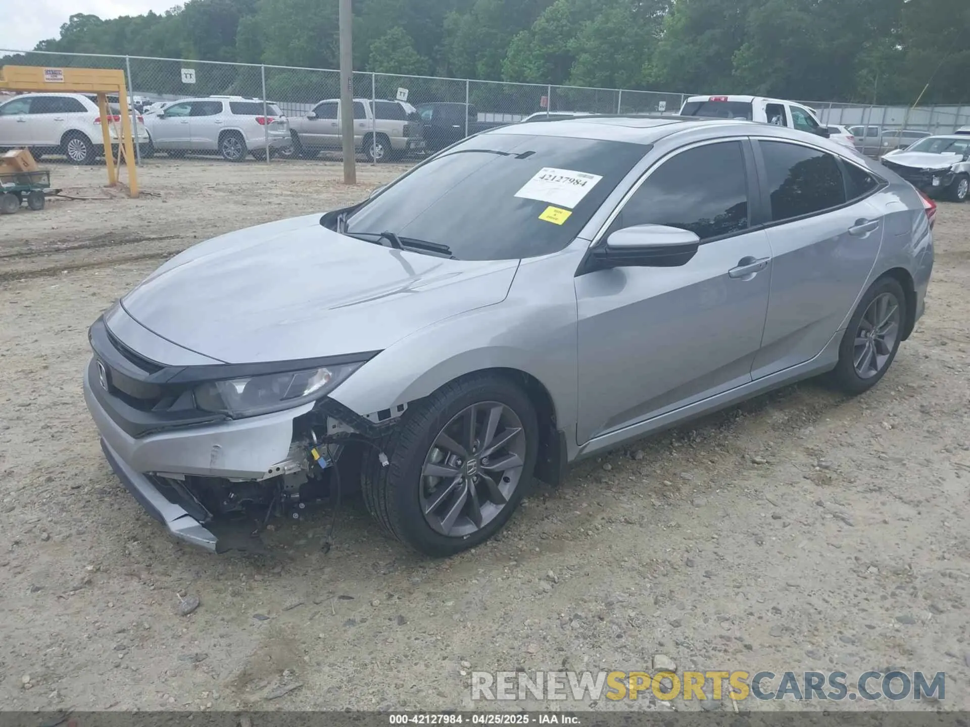 2 Photograph of a damaged car 19XFC1F33ME002847 HONDA CIVIC 2021