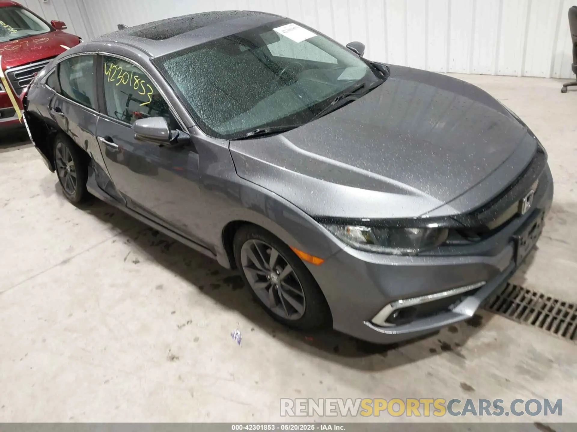 1 Photograph of a damaged car 19XFC1F33ME009751 HONDA CIVIC 2021