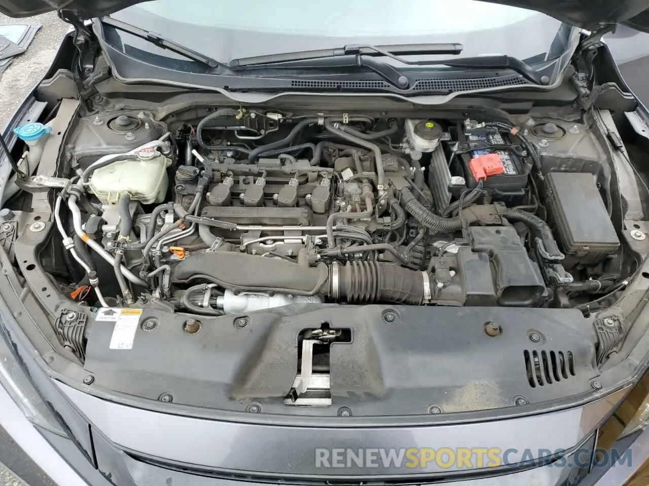 11 Фотография поврежденного автомобиля 19XFC1F33ME204586 HONDA CIVIC 2021