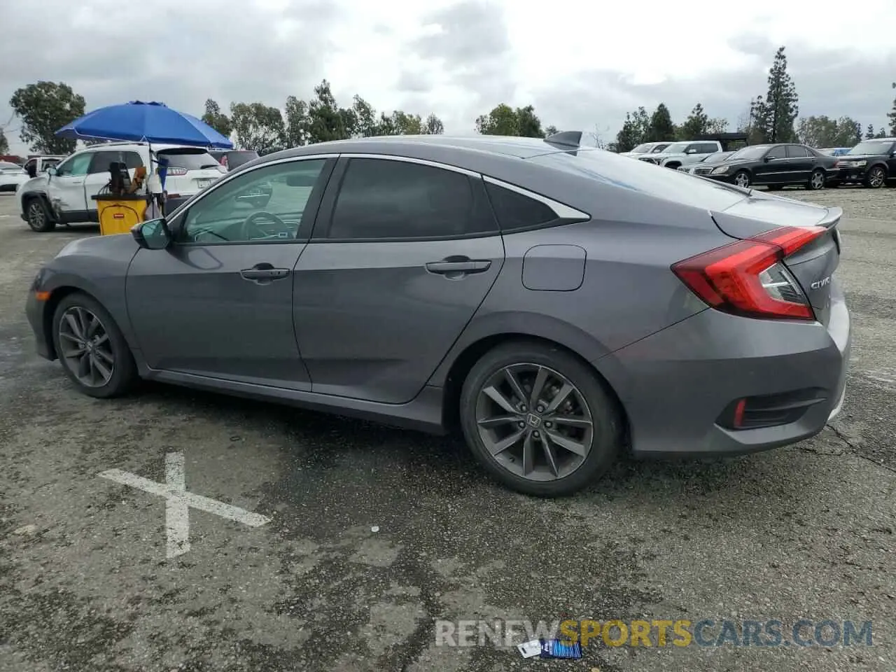 2 Фотография поврежденного автомобиля 19XFC1F33ME204586 HONDA CIVIC 2021