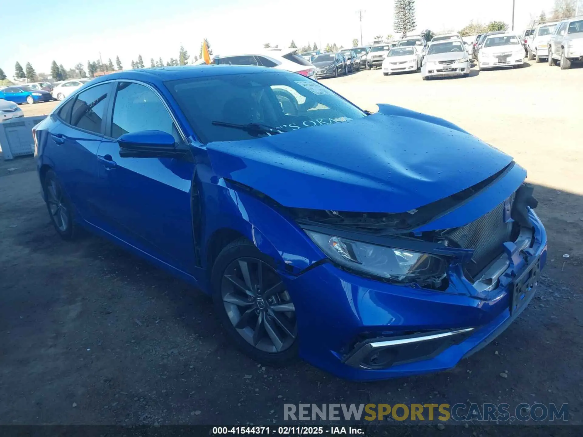 1 Photograph of a damaged car 19XFC1F33ME207410 HONDA CIVIC 2021