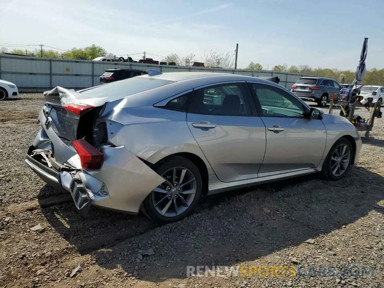 3 Photograph of a damaged car 19XFC1F33ME208329 HONDA CIVIC 2021