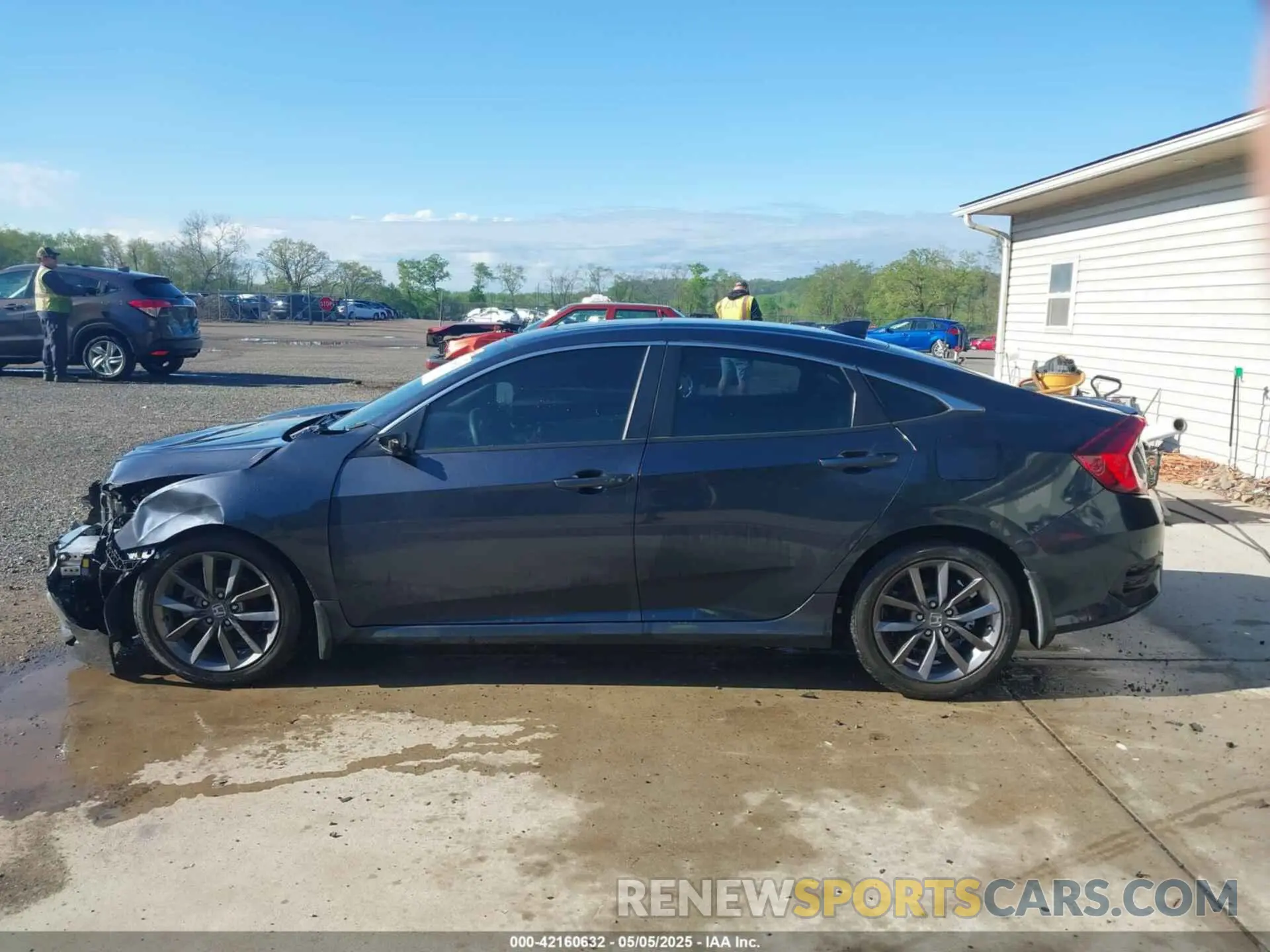 15 Фотография поврежденного автомобиля 19XFC1F35ME010707 HONDA CIVIC 2021