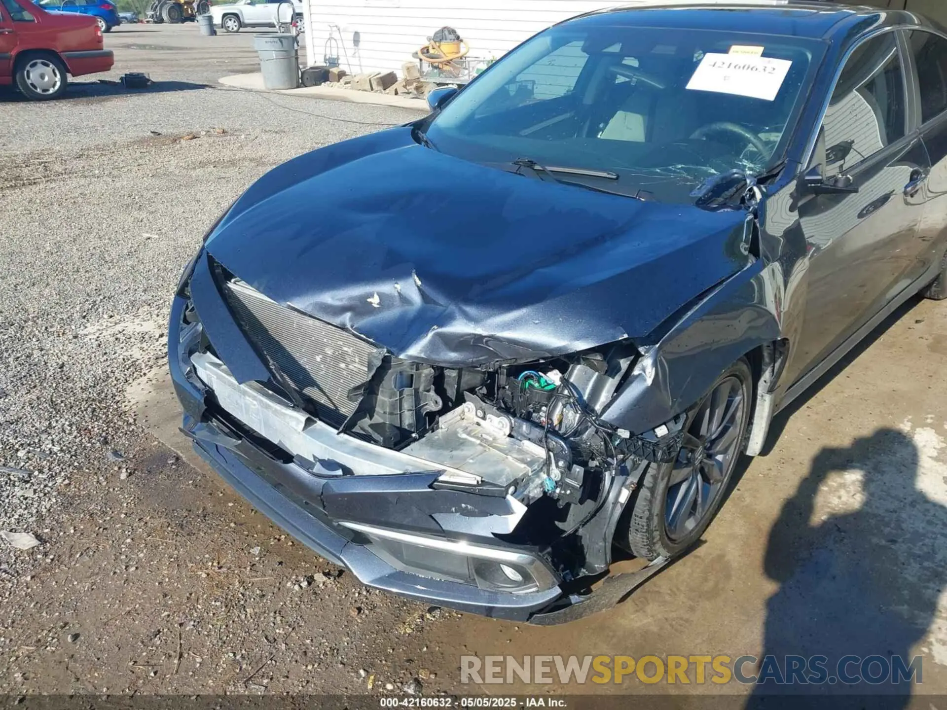 6 Фотография поврежденного автомобиля 19XFC1F35ME010707 HONDA CIVIC 2021