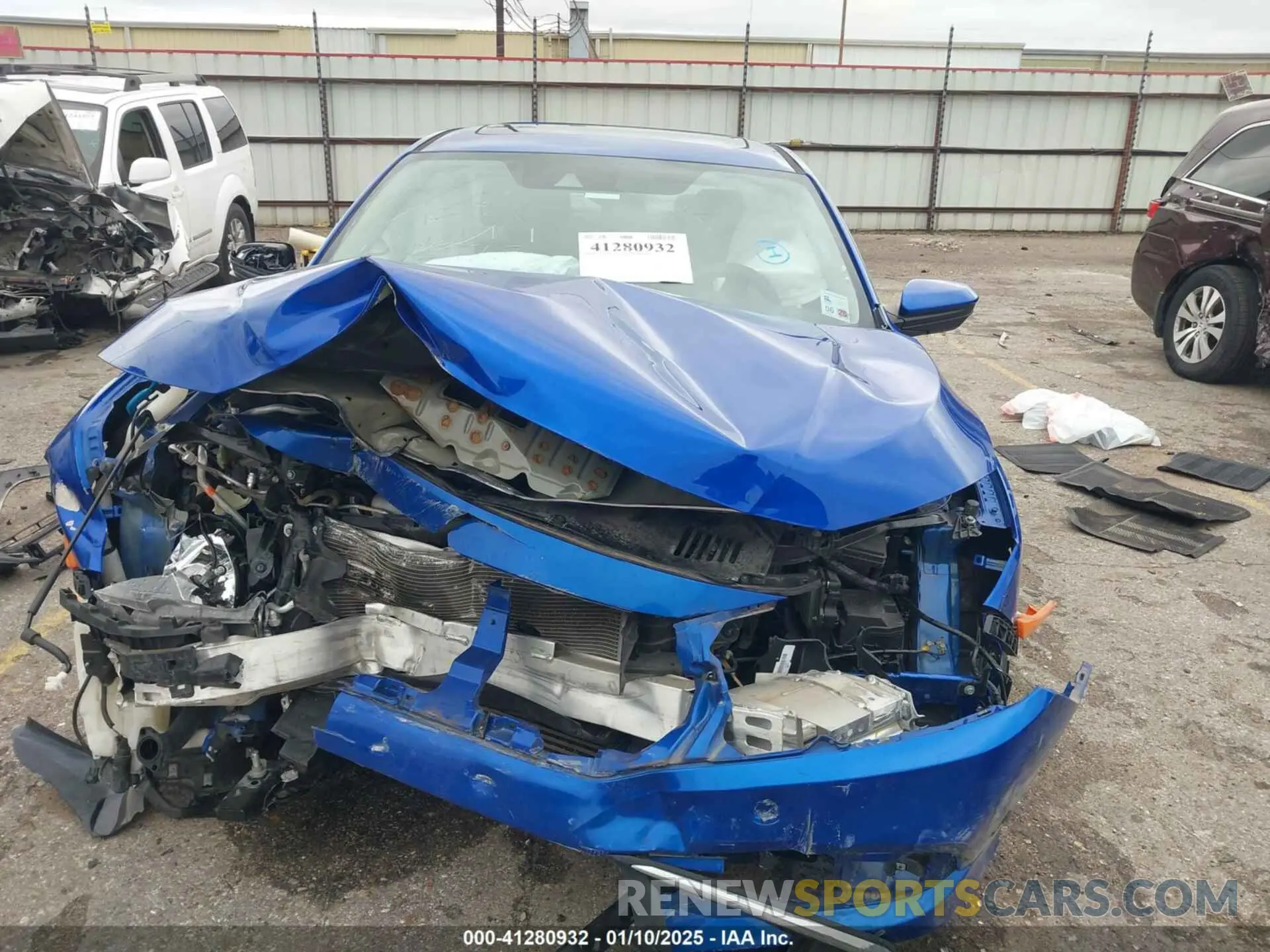12 Photograph of a damaged car 19XFC1F35ME012473 HONDA CIVIC 2021