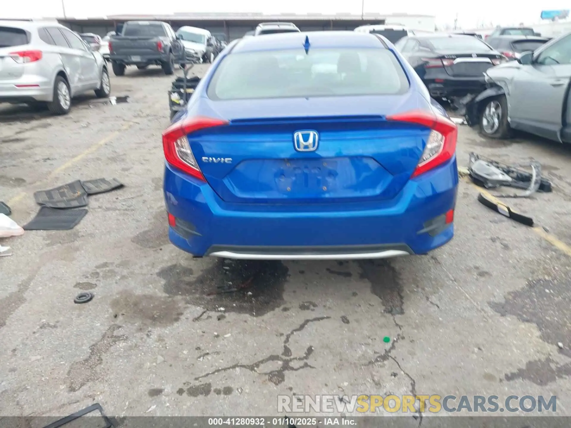16 Photograph of a damaged car 19XFC1F35ME012473 HONDA CIVIC 2021