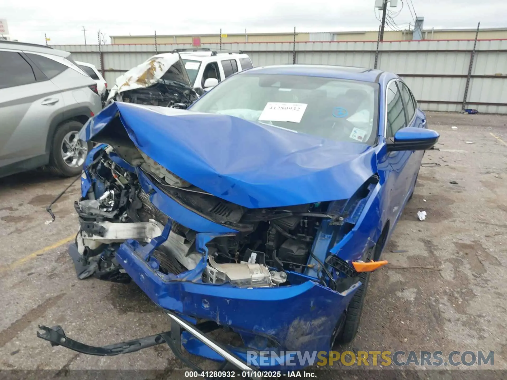 2 Photograph of a damaged car 19XFC1F35ME012473 HONDA CIVIC 2021