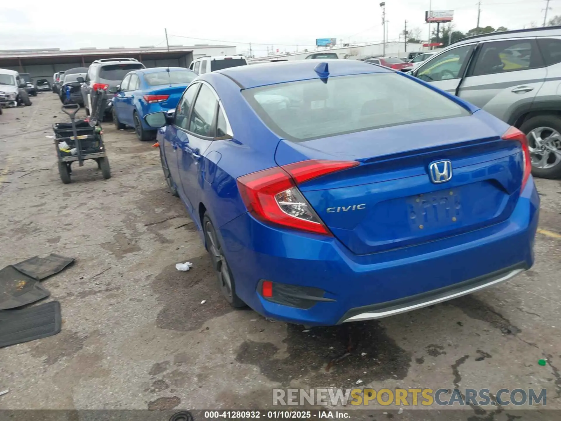 3 Photograph of a damaged car 19XFC1F35ME012473 HONDA CIVIC 2021