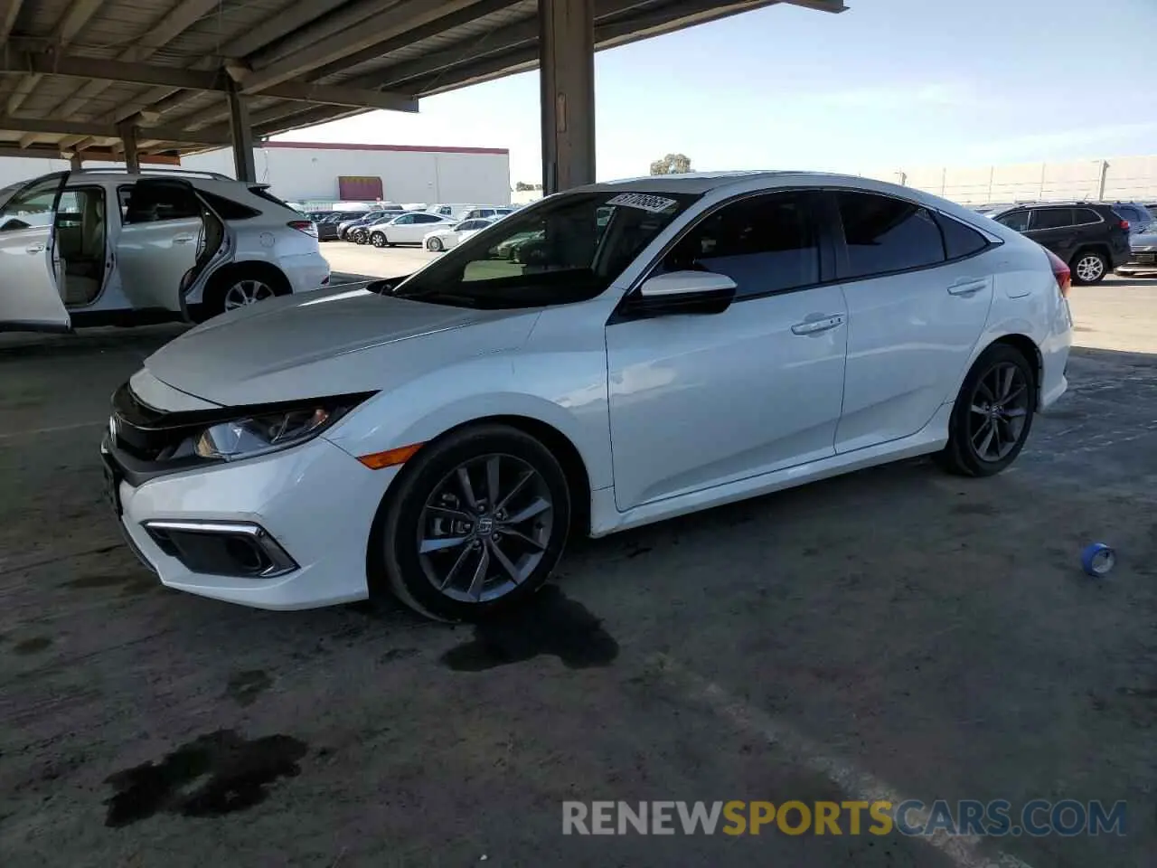 1 Photograph of a damaged car 19XFC1F35ME206579 HONDA CIVIC 2021