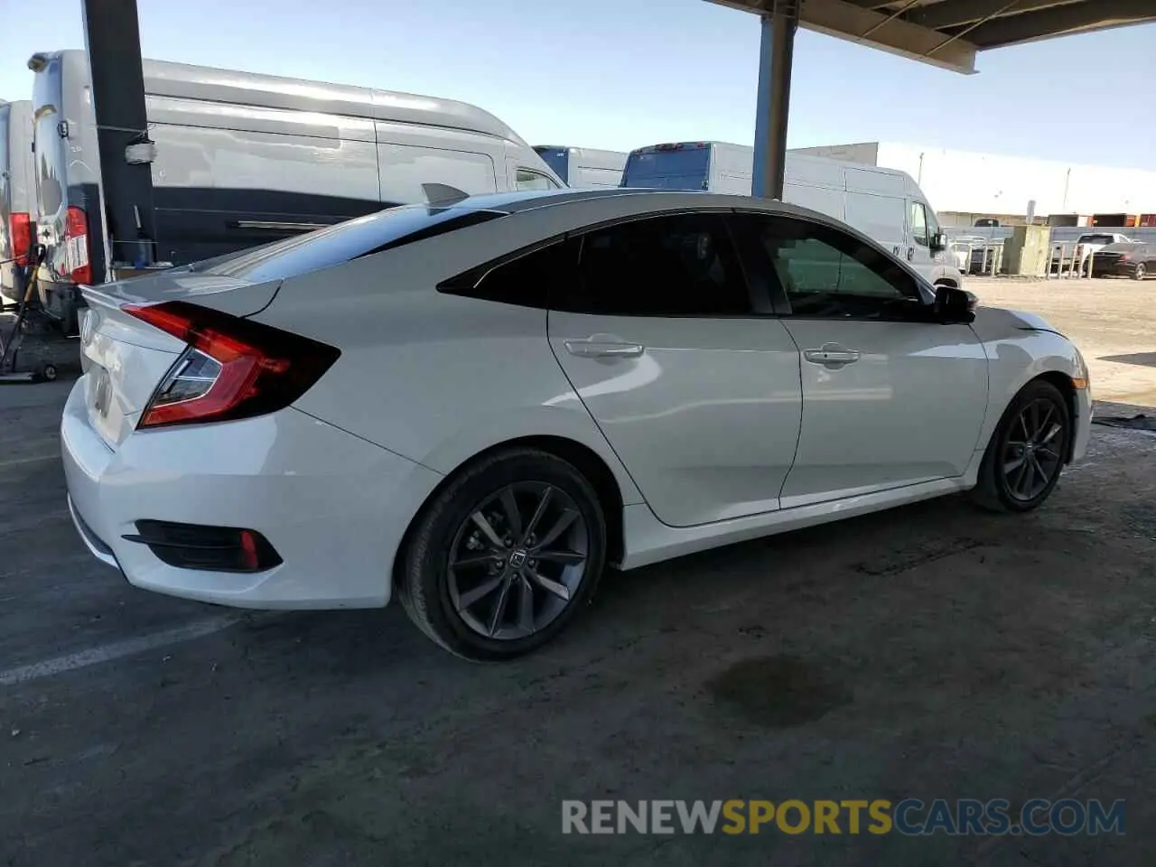 3 Photograph of a damaged car 19XFC1F35ME206579 HONDA CIVIC 2021