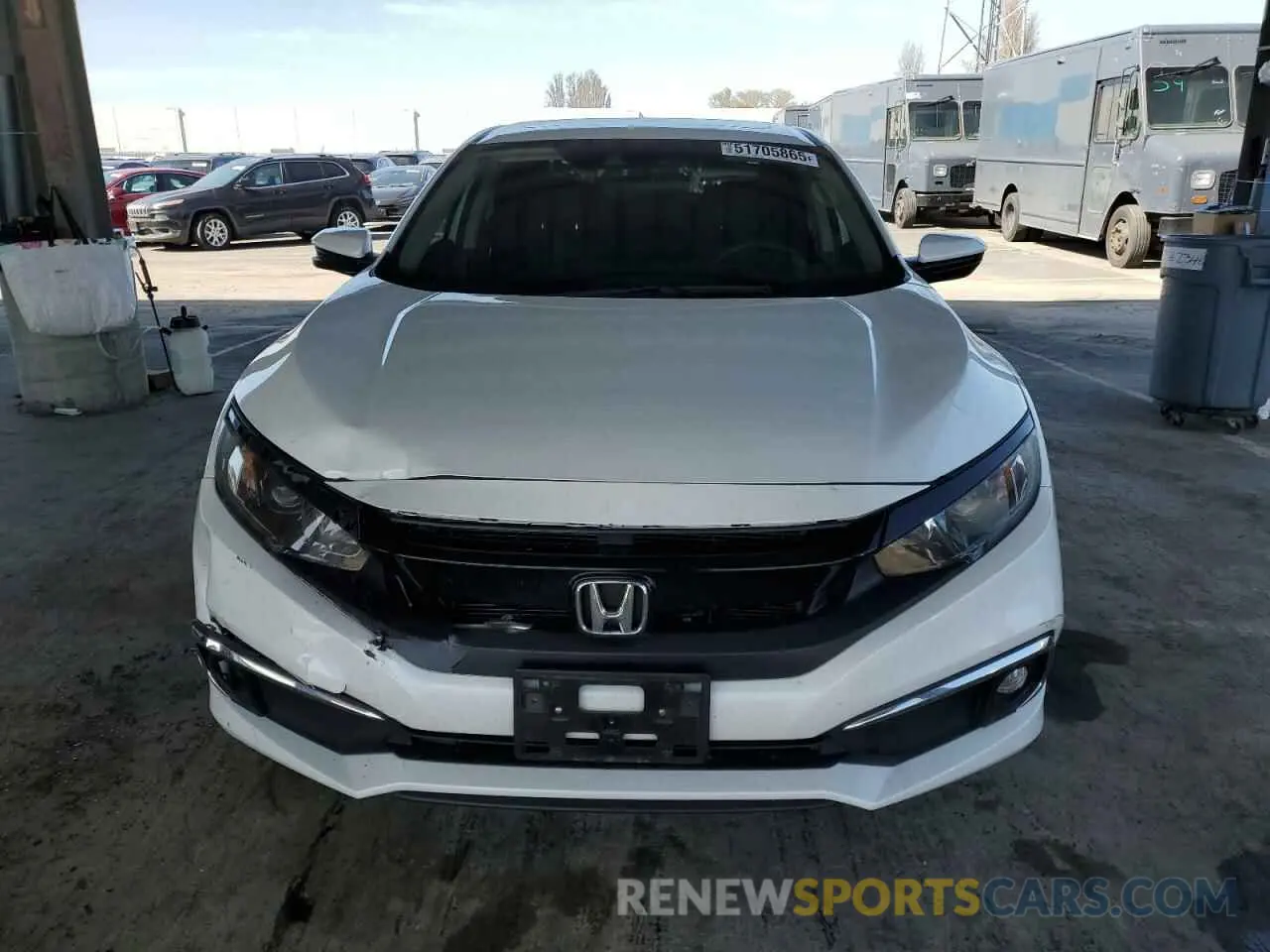 5 Photograph of a damaged car 19XFC1F35ME206579 HONDA CIVIC 2021
