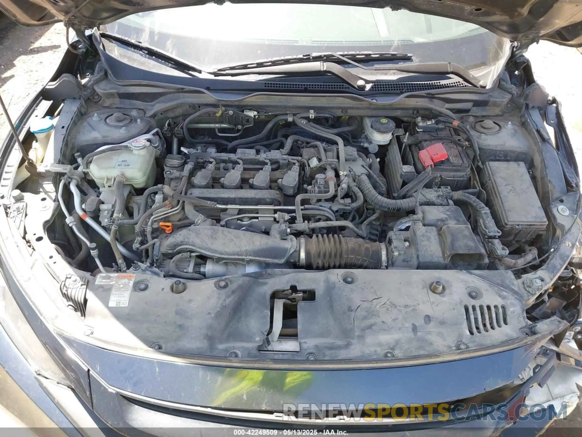 10 Фотография поврежденного автомобиля 19XFC1F36ME001577 HONDA CIVIC 2021