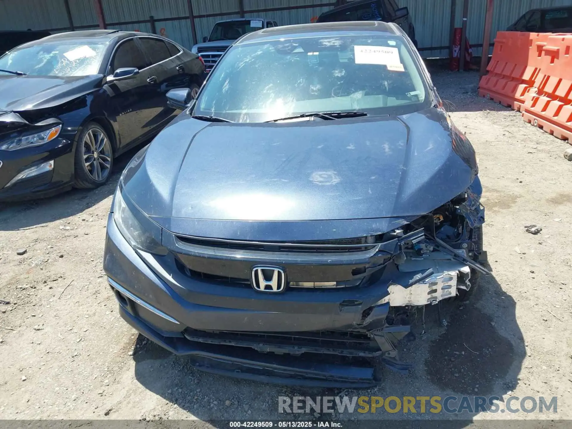 13 Фотография поврежденного автомобиля 19XFC1F36ME001577 HONDA CIVIC 2021