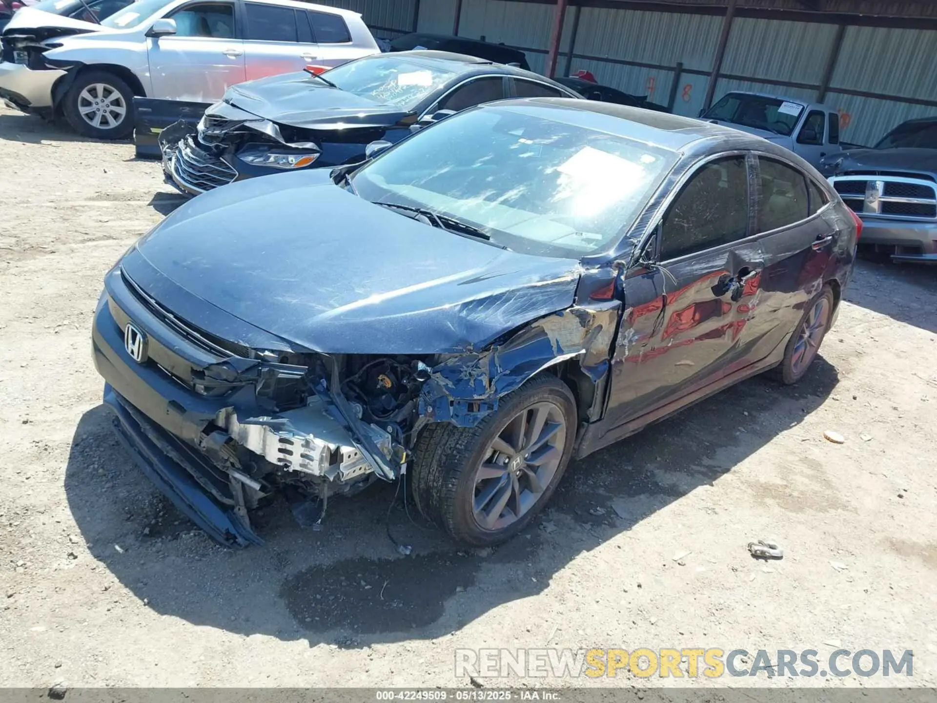 2 Фотография поврежденного автомобиля 19XFC1F36ME001577 HONDA CIVIC 2021