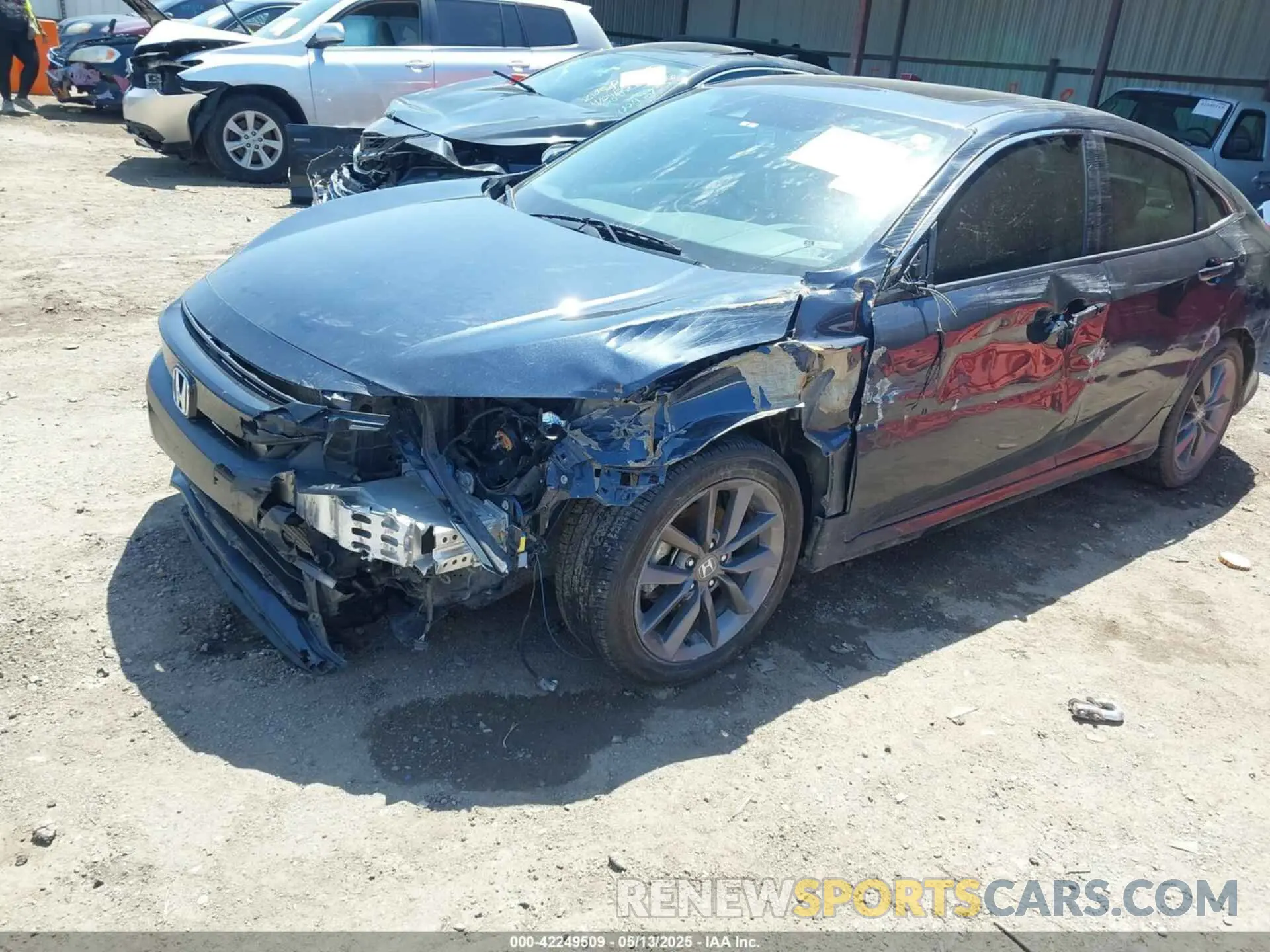 6 Фотография поврежденного автомобиля 19XFC1F36ME001577 HONDA CIVIC 2021
