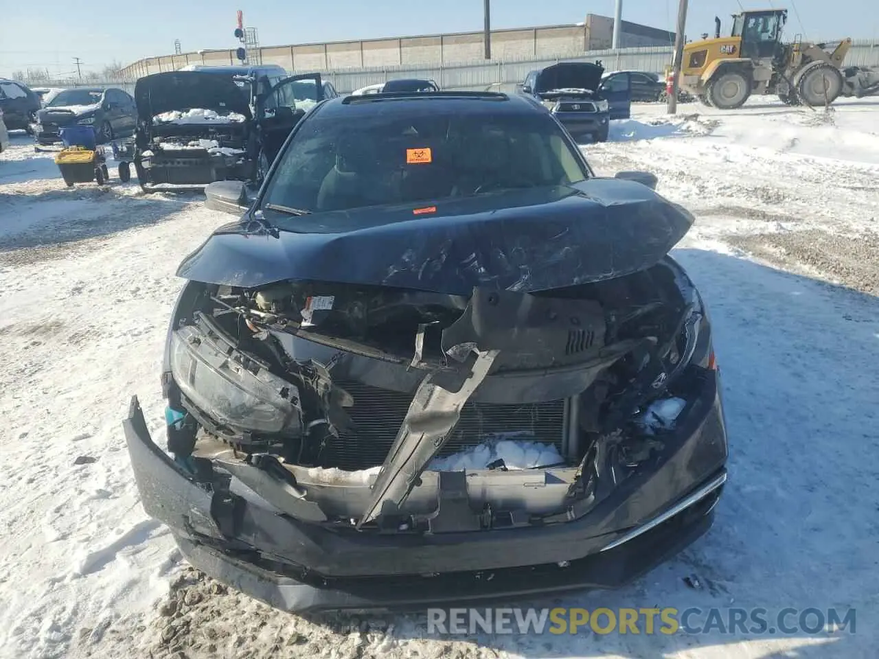 5 Photograph of a damaged car 19XFC1F37ME005105 HONDA CIVIC 2021