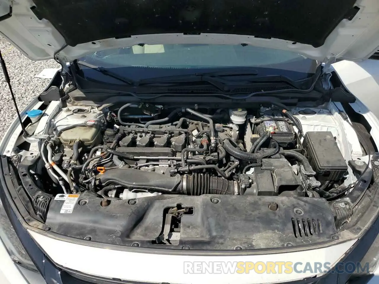 11 Фотография поврежденного автомобиля 19XFC1F37ME007226 HONDA CIVIC 2021