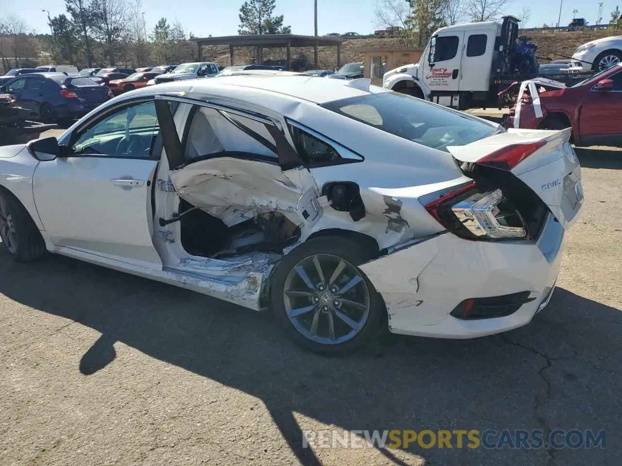 2 Photograph of a damaged car 19XFC1F37ME013012 HONDA CIVIC 2021