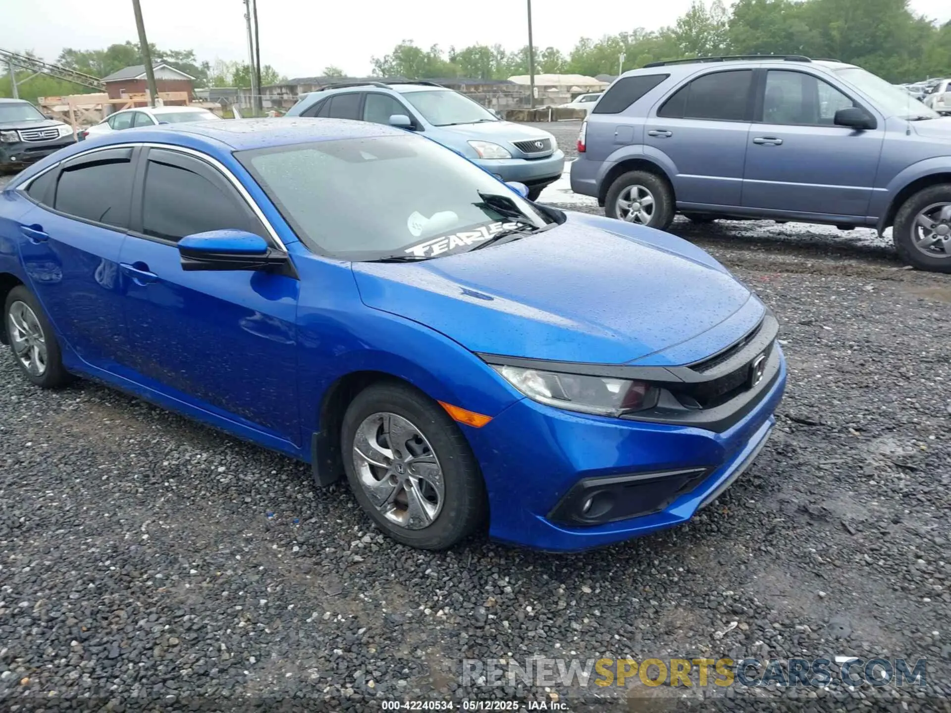 1 Фотография поврежденного автомобиля 19XFC1F38ME006716 HONDA CIVIC 2021