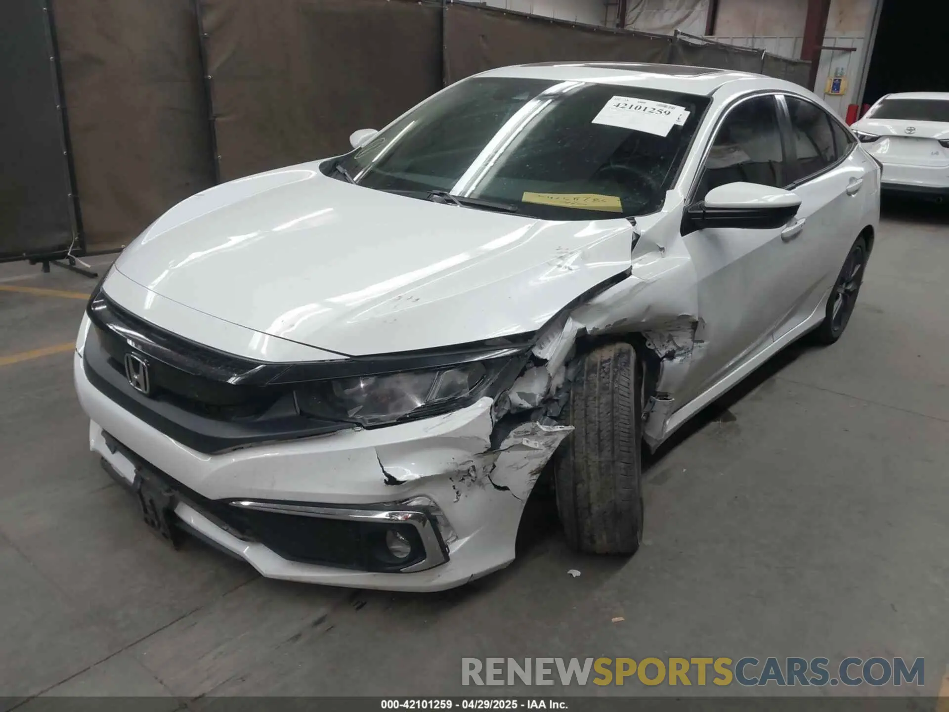 2 Photograph of a damaged car 19XFC1F38ME011141 HONDA CIVIC 2021