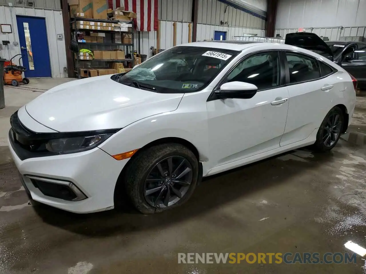 1 Photograph of a damaged car 19XFC1F38ME206401 HONDA CIVIC 2021