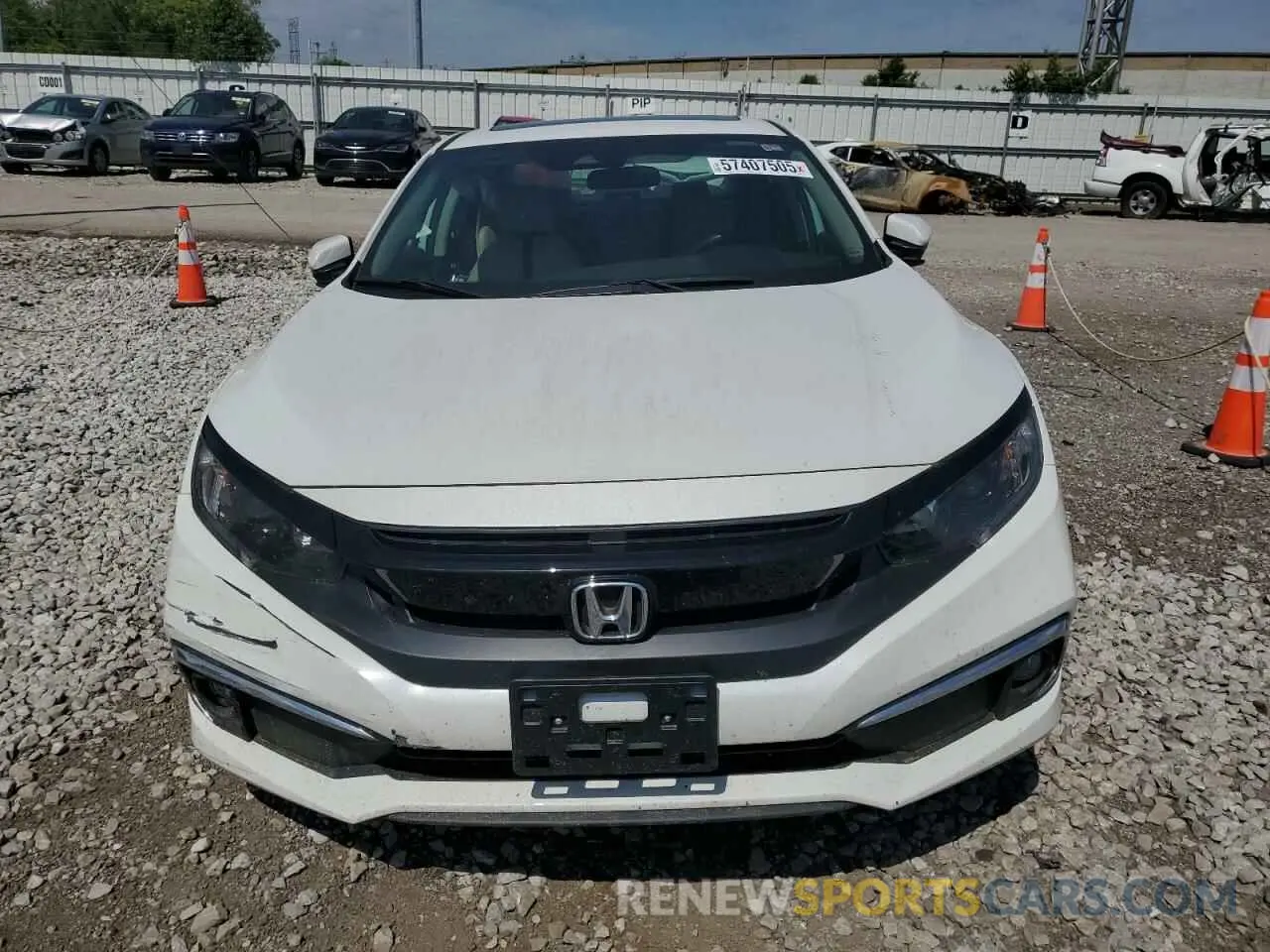 5 Photograph of a damaged car 19XFC1F39ME012010 HONDA CIVIC 2021