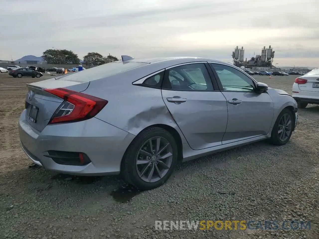3 Photograph of a damaged car 19XFC1F72ME209555 HONDA CIVIC 2021