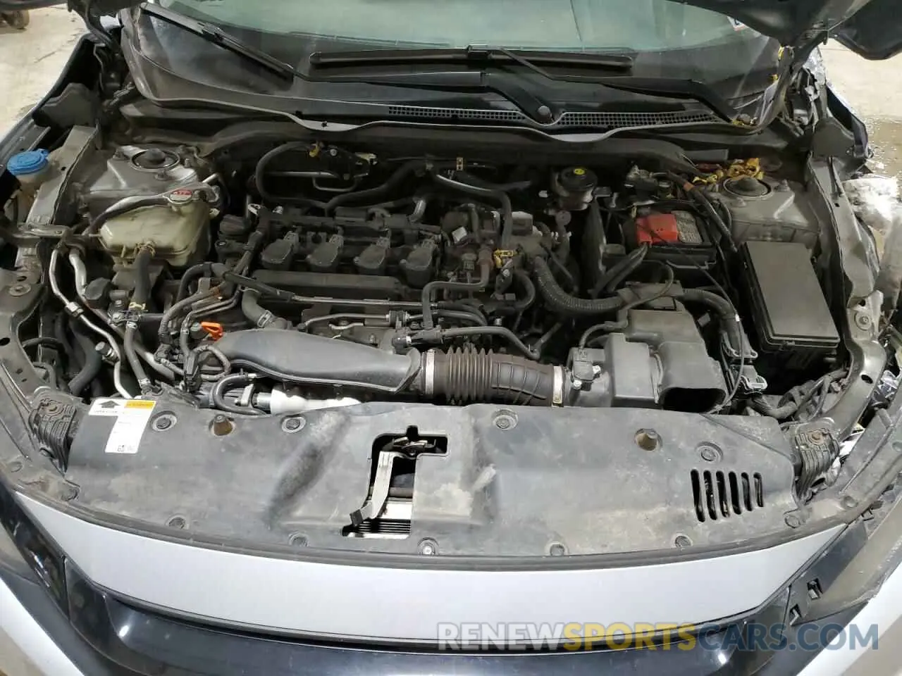 11 Фотография поврежденного автомобиля 19XFC1F73ME208527 HONDA CIVIC 2021