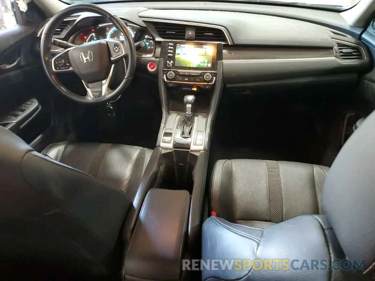 8 Фотография поврежденного автомобиля 19XFC1F73ME208527 HONDA CIVIC 2021