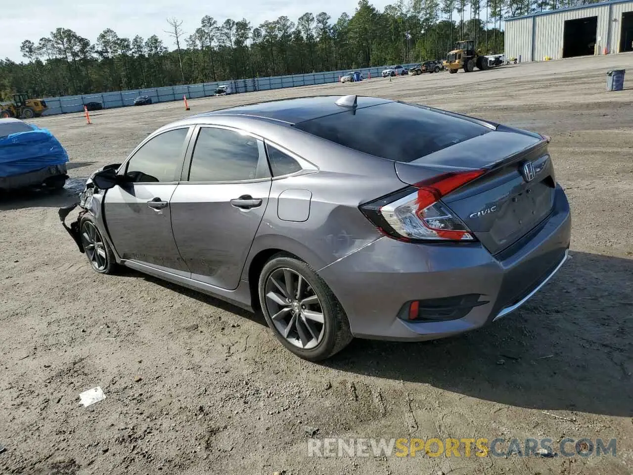 2 Фотография поврежденного автомобиля 19XFC1F74ME002424 HONDA CIVIC 2021
