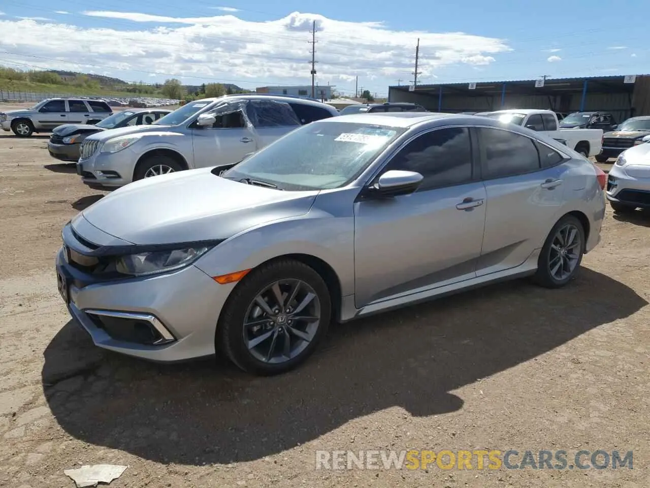 1 Photograph of a damaged car 19XFC1F74ME208536 HONDA CIVIC 2021