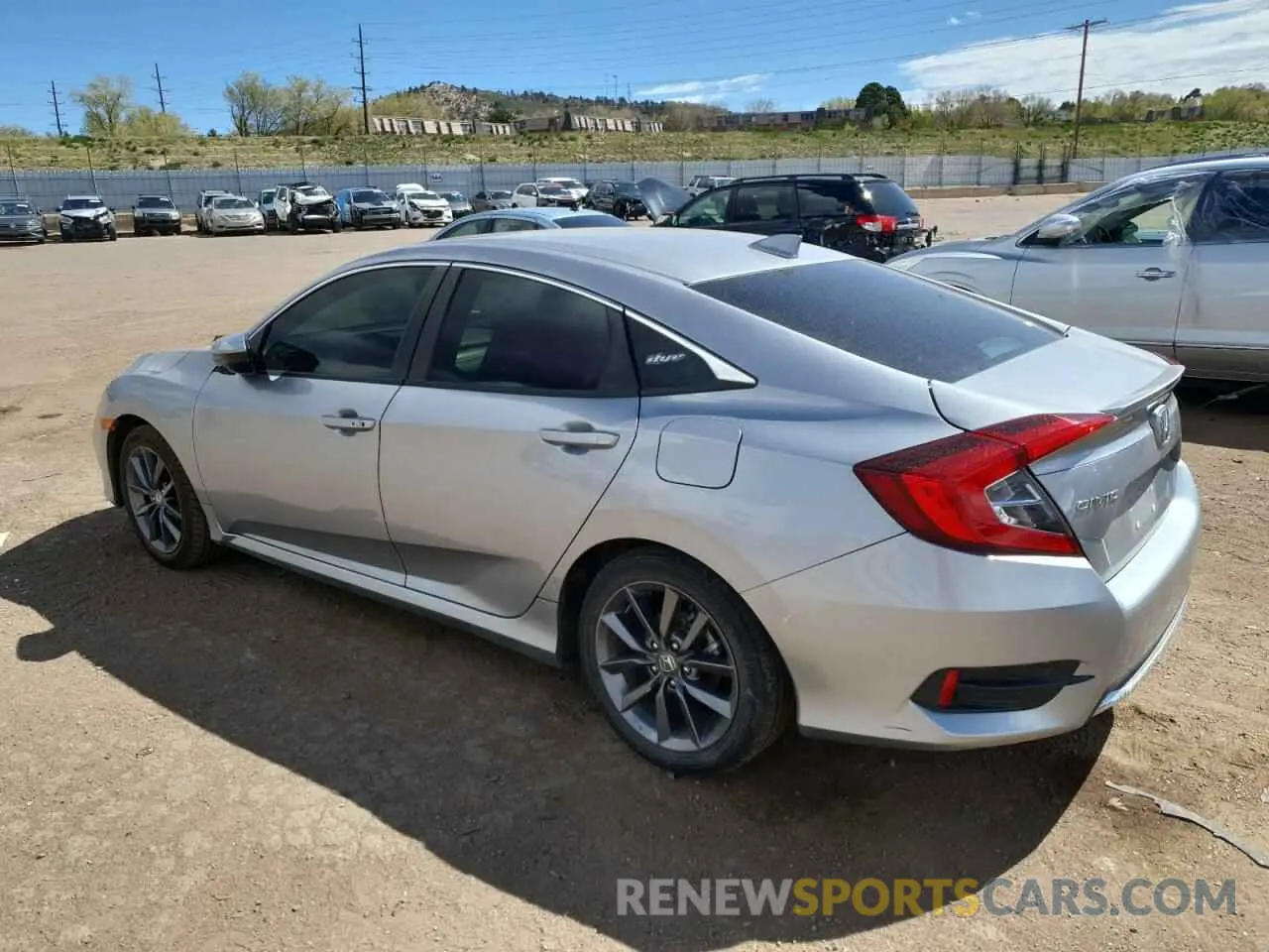 2 Photograph of a damaged car 19XFC1F74ME208536 HONDA CIVIC 2021