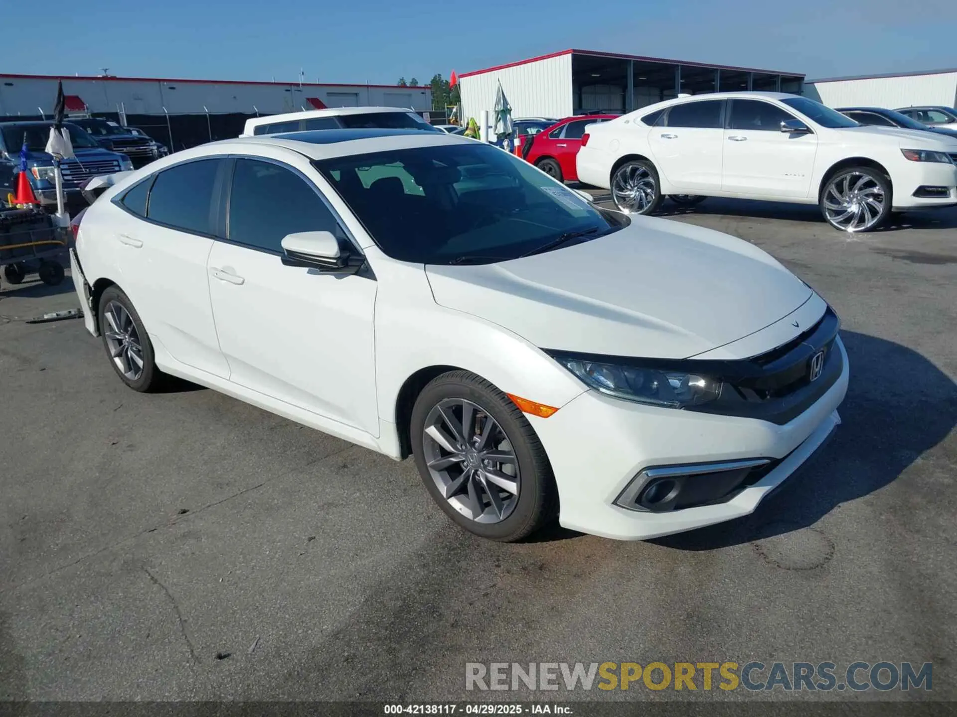 1 Photograph of a damaged car 19XFC1F75ME002206 HONDA CIVIC 2021