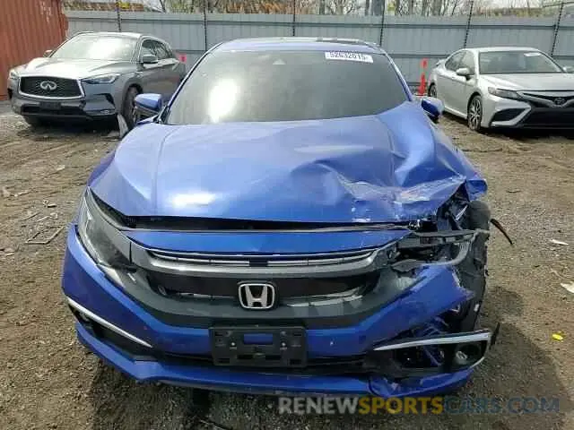 11 Photograph of a damaged car 19XFC1F75ME007762 HONDA CIVIC 2021