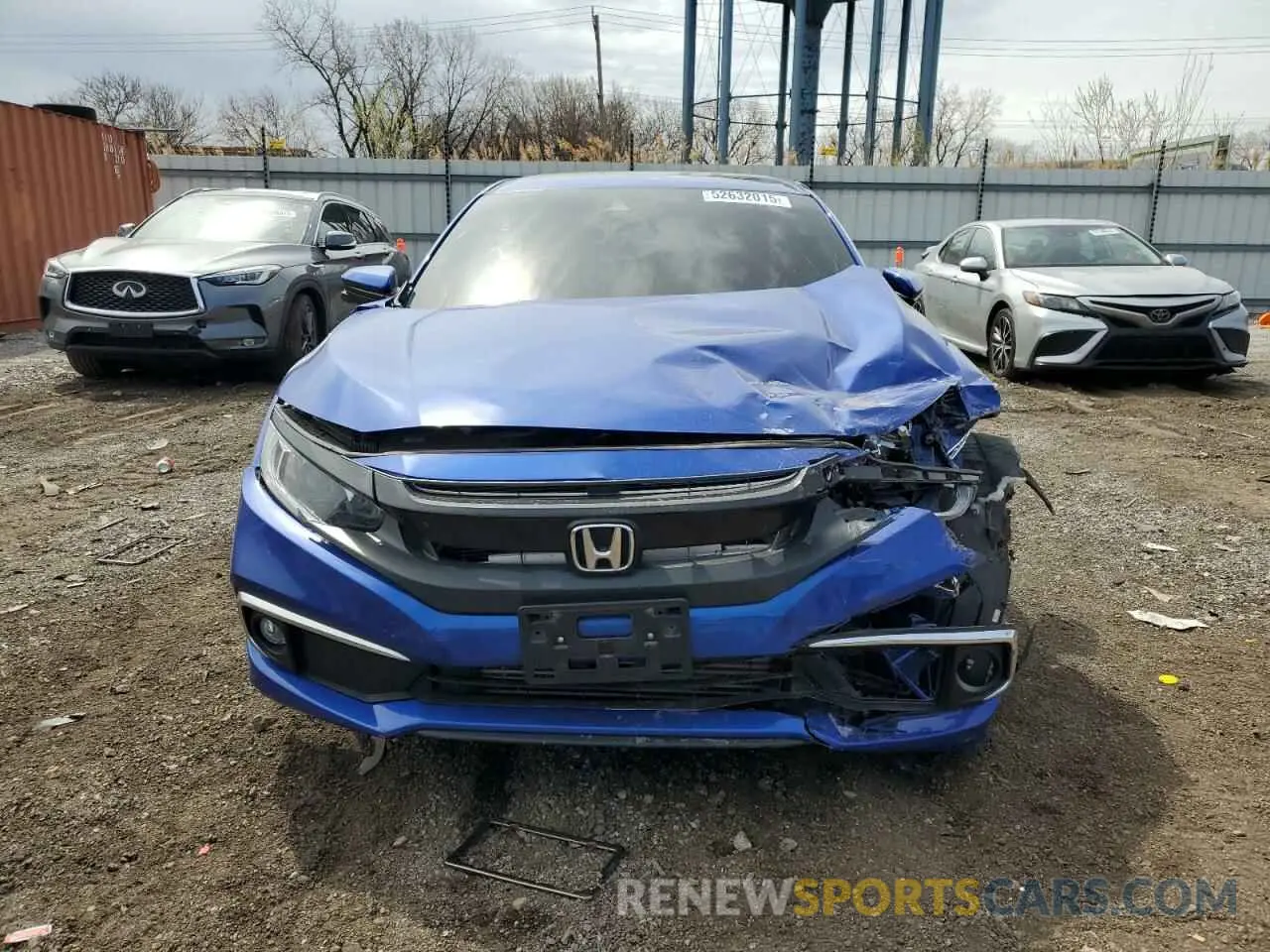 5 Photograph of a damaged car 19XFC1F75ME007762 HONDA CIVIC 2021