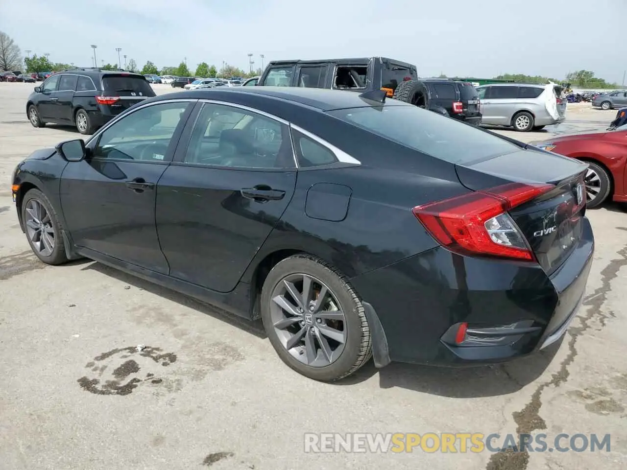 2 Photograph of a damaged car 19XFC1F76ME010007 HONDA CIVIC 2021