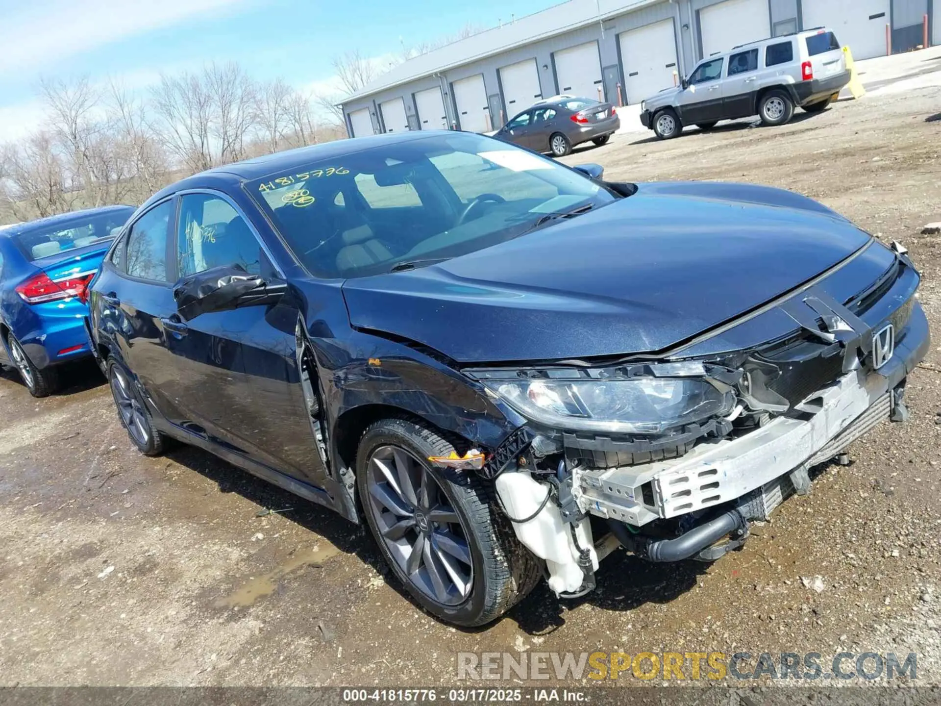 1 Фотография поврежденного автомобиля 19XFC1F77ME005740 HONDA CIVIC 2021