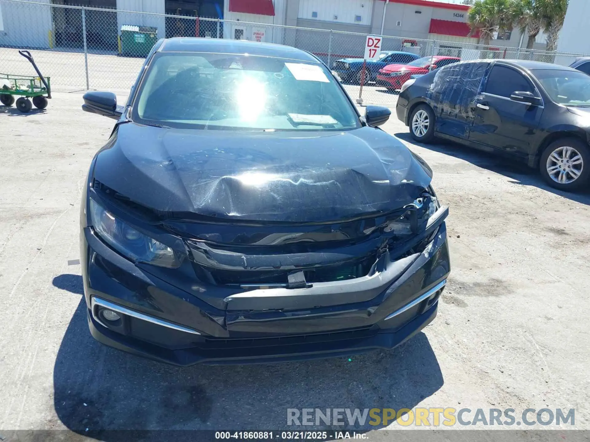 12 Photograph of a damaged car 19XFC1F77ME008203 HONDA CIVIC 2021