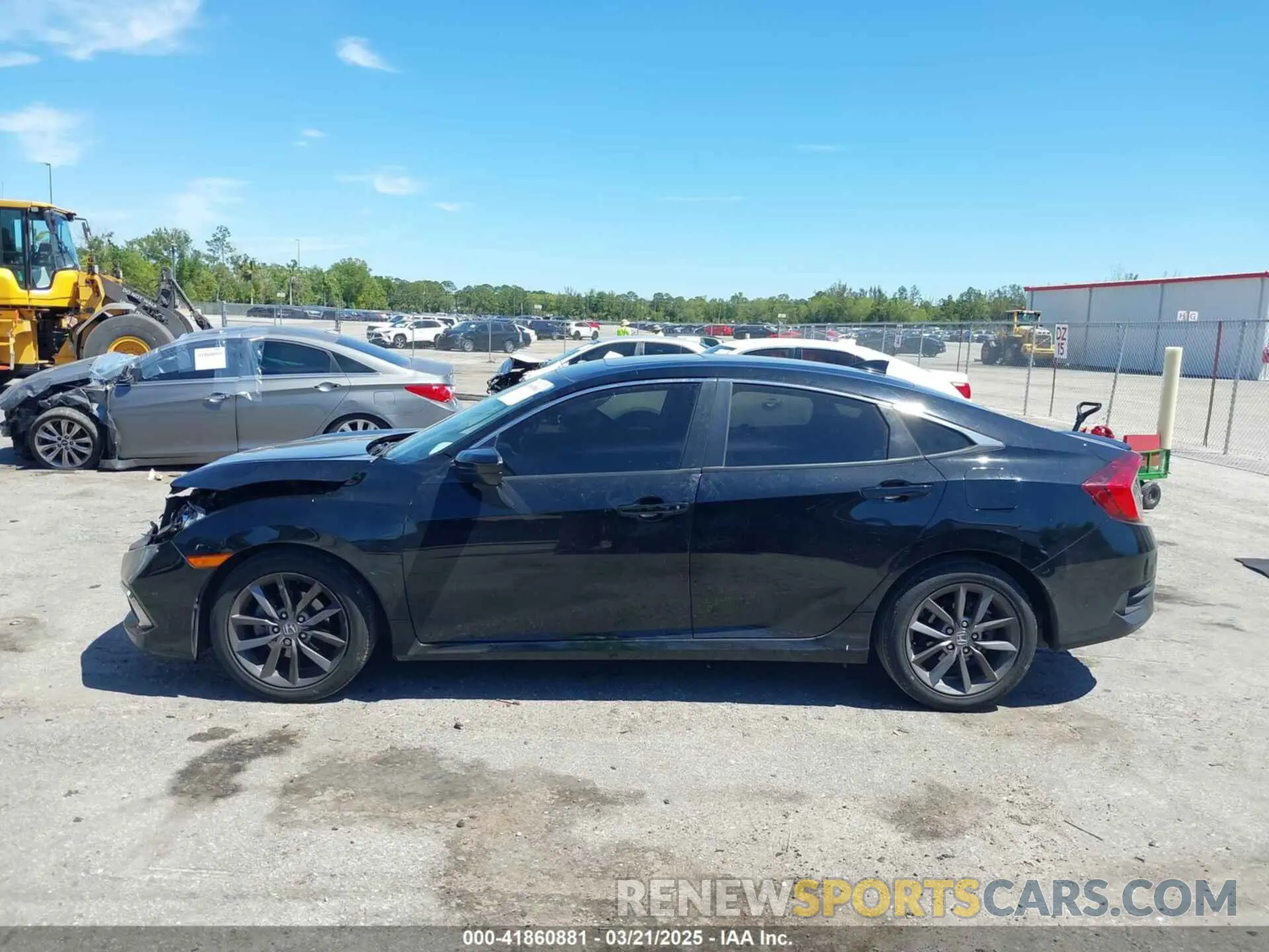 14 Photograph of a damaged car 19XFC1F77ME008203 HONDA CIVIC 2021