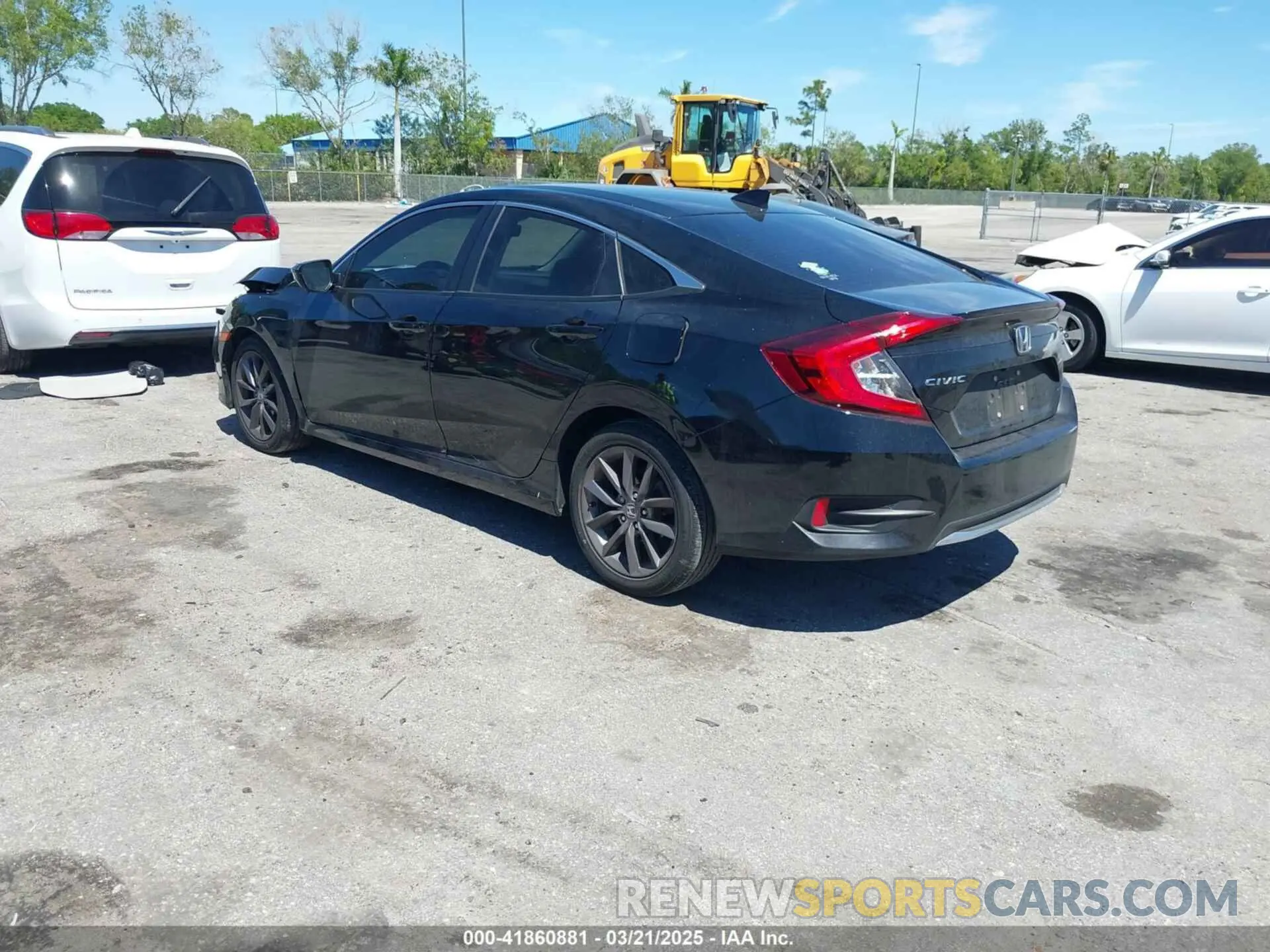 3 Photograph of a damaged car 19XFC1F77ME008203 HONDA CIVIC 2021