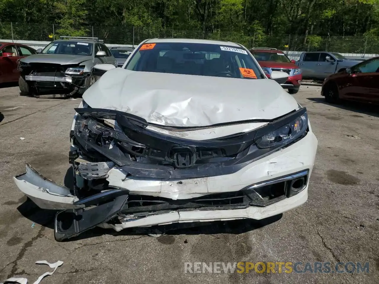 5 Фотография поврежденного автомобиля 19XFC1F78ME009165 HONDA CIVIC 2021