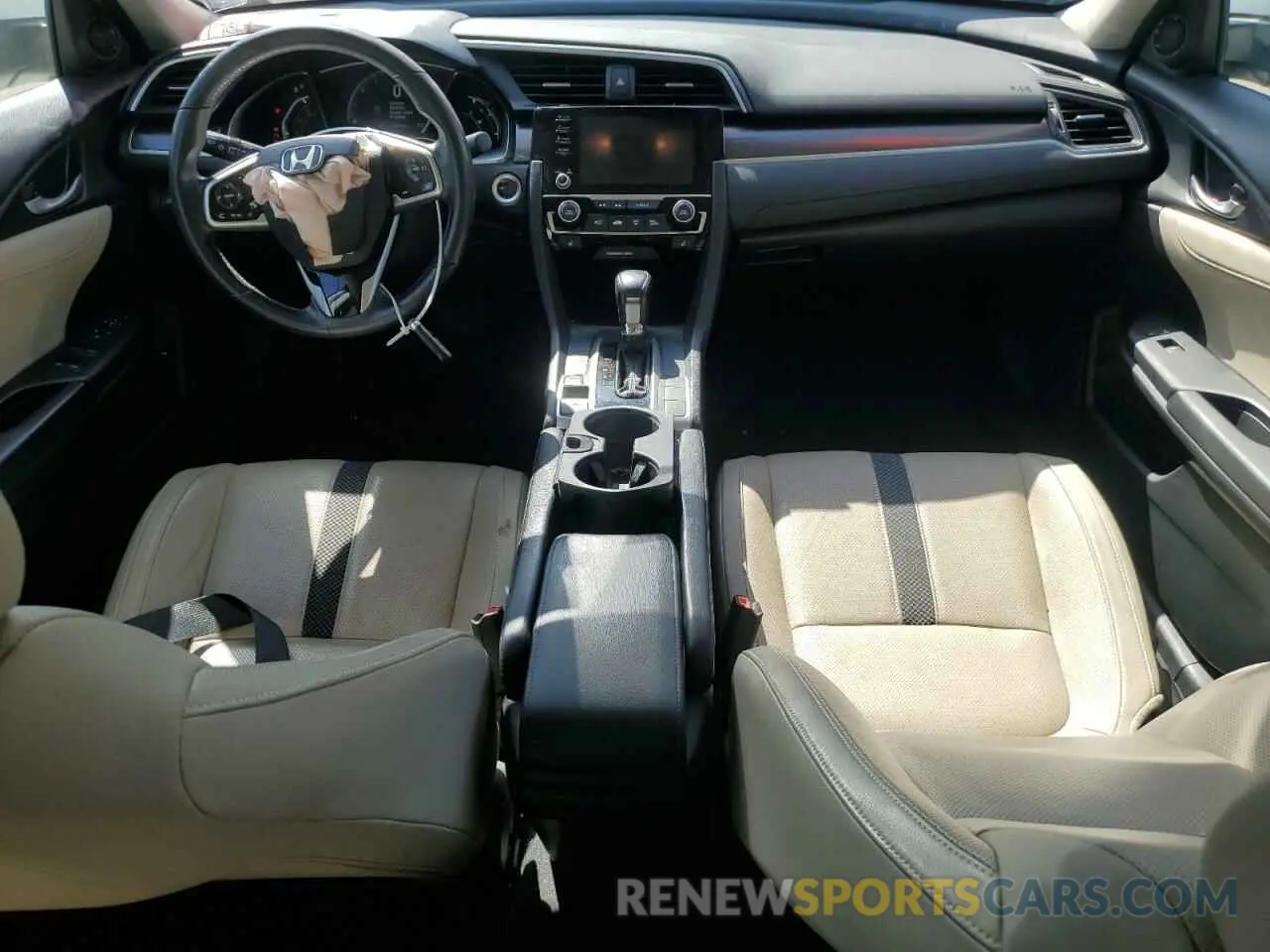 8 Фотография поврежденного автомобиля 19XFC1F78ME009165 HONDA CIVIC 2021