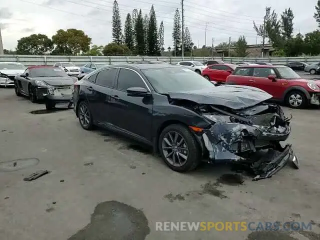 11 Photograph of a damaged car 19XFC1F79ME001348 HONDA CIVIC 2021