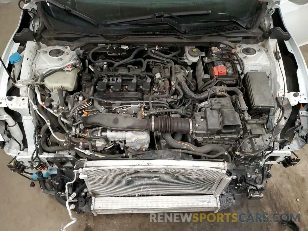 11 Фотография поврежденного автомобиля 19XFC1F79ME013483 HONDA CIVIC 2021