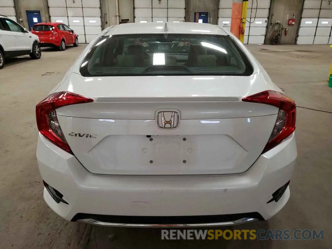 6 Фотография поврежденного автомобиля 19XFC1F79ME013483 HONDA CIVIC 2021